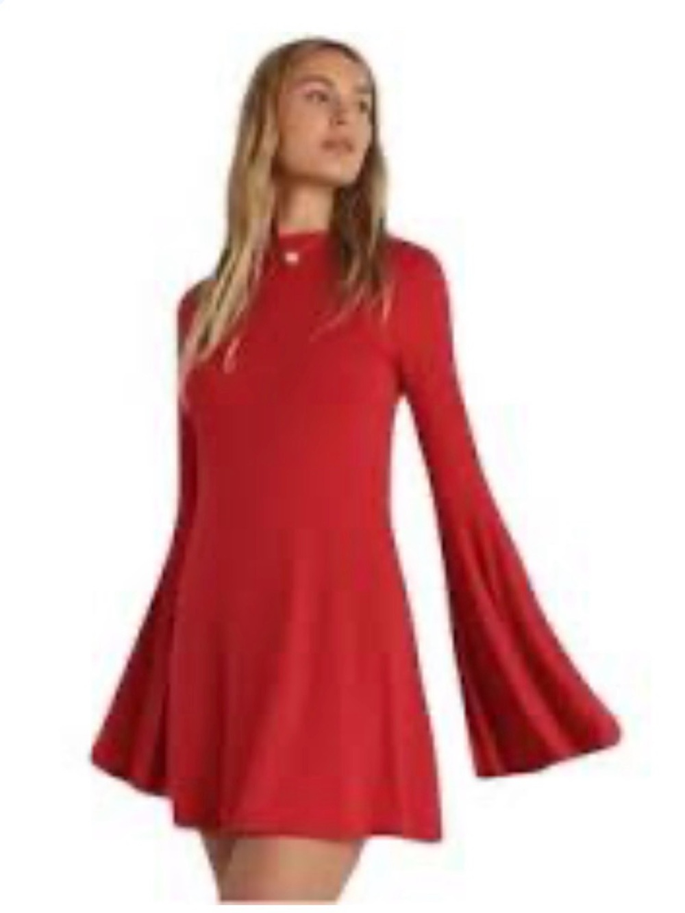 Free People FP Beach Dare To Dance Mini Dress in Red Size S